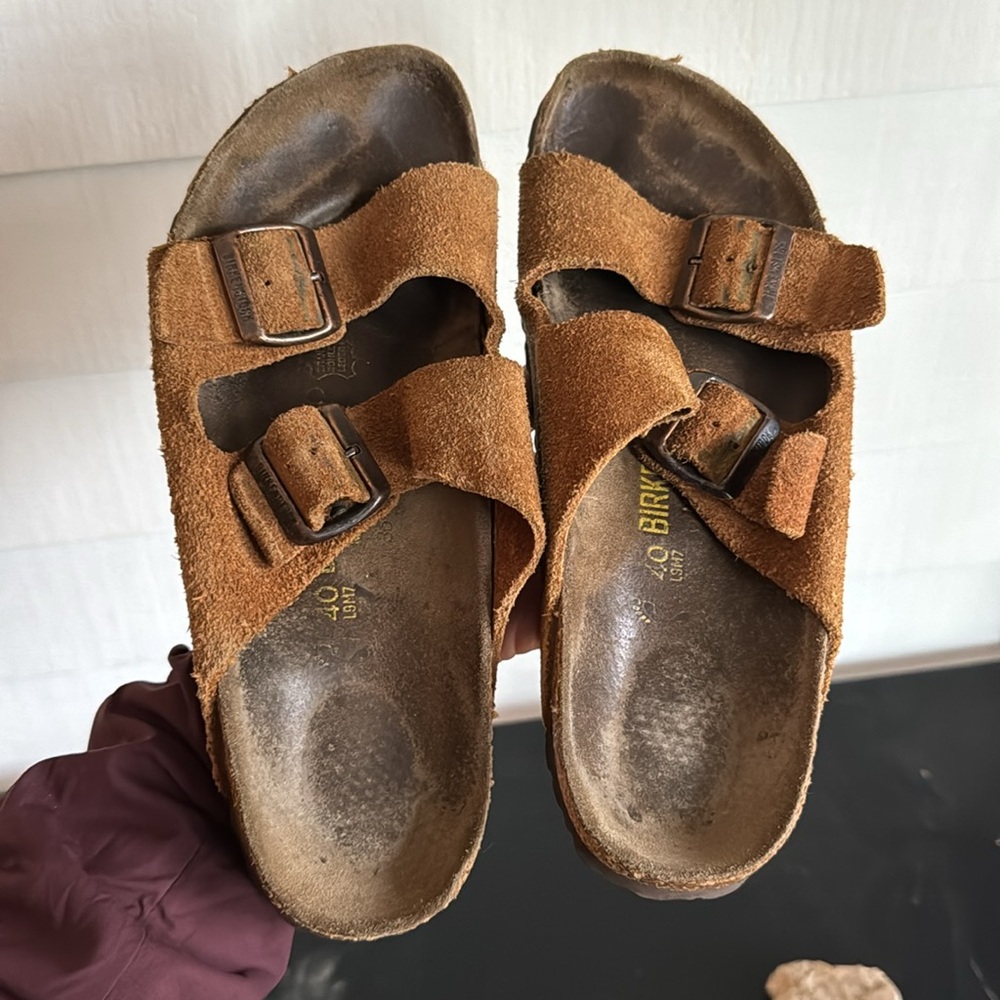 Camel brown Birkenstocks